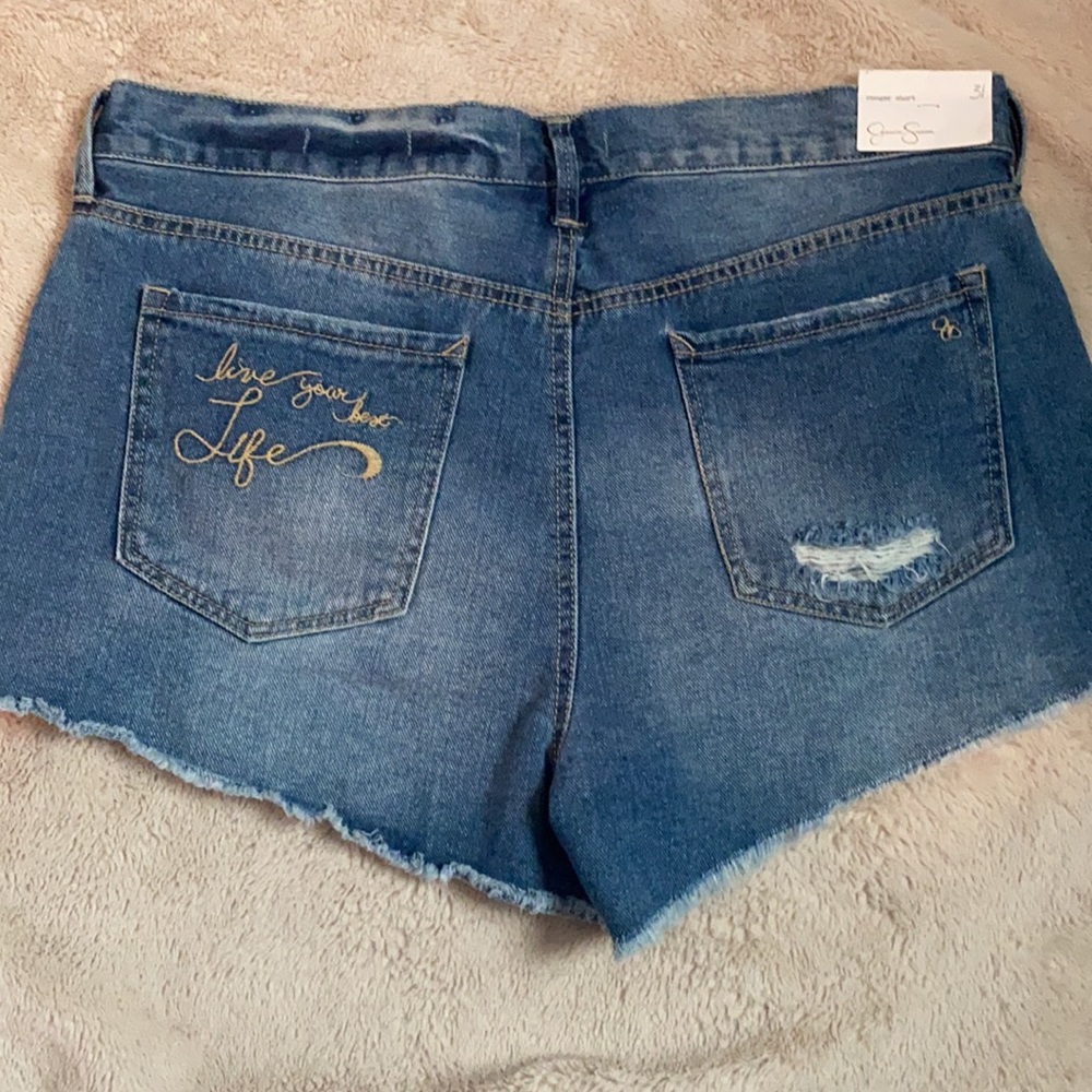 Jessica Simpson Denim Ranger Shorts with tags - Picture 6 of 9